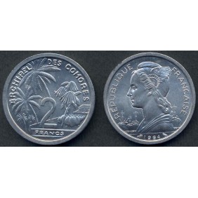 COMOROS 2 Francs 1964