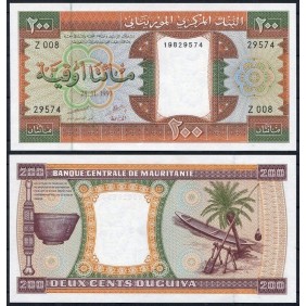 MAURITANIA 200 Ouguiya 1993