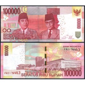 INDONESIA 100.000 Rupiah 2014