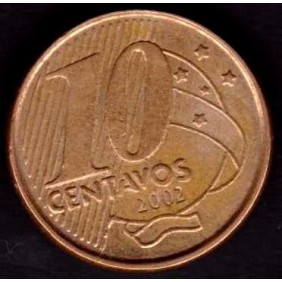 BRAZIL 10 Centavos 2002