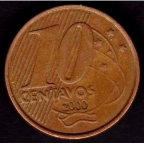 BRAZIL 10 Centavos 2000