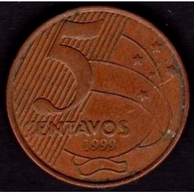 BRAZIL 5 Centavos 1999