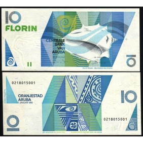 ARUBA 10 Florin 1990