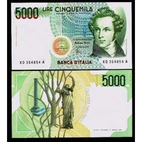 5000 Lire Bellini Serie...