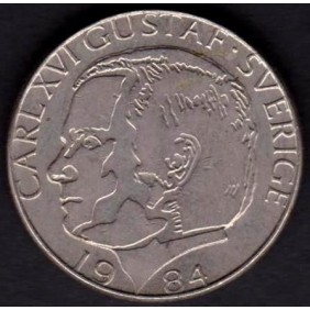 SWEDEN 1 Krona 1984