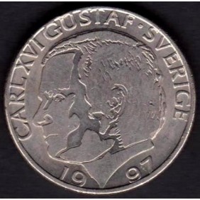 SWEDEN 1 Krona 1997