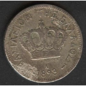 GREECE 20 Lepta 1893