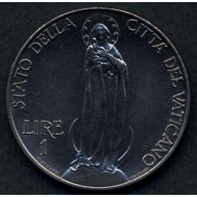 VATICANO Pio XI 1 Lira 1933/34