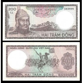 VIET NAM SOUTH 200 Dong 1966