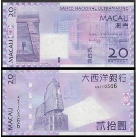 MACAO 20 Patacas 2010