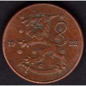 FINLAND 5 Pennia 1922