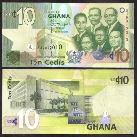 GHANA 10 Cedis 2013