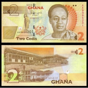 GHANA 2 Cedis 2013