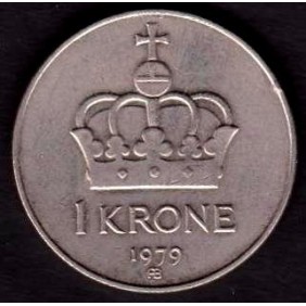 NORWAY 1 Krone 1979