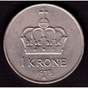 NORWAY 1 Krone 1978