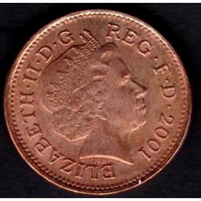 GREAT BRITAIN 1 Penny 2001