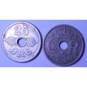 DENMARK 25 Ore 1947