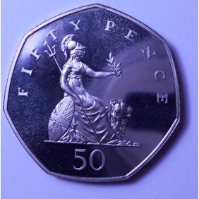 GREAT BRITAIN 50 Pence 1997...