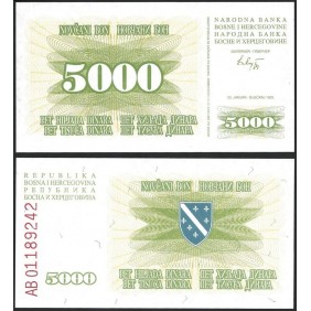 BOSNIA HERZEGOVINA 5000...