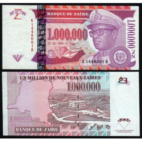 ZAIRE 1.000.000 Nouveaux...
