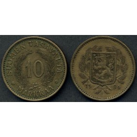 FINLAND 10 Markkaa 1934