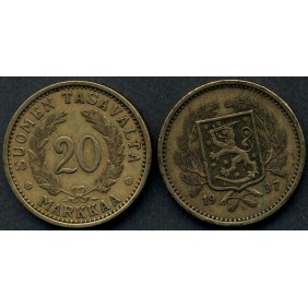FINLAND 20 Markkaa 1937