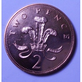GREAT BRITAIN 2 Pence 1985