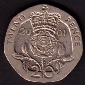 GREAT BRITAIN 20 Pence 2001