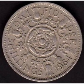 GREAT BRITAIN Florin 1964