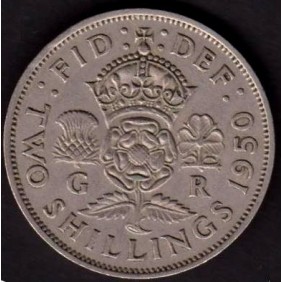 GREAT BRITAIN Florin 1950