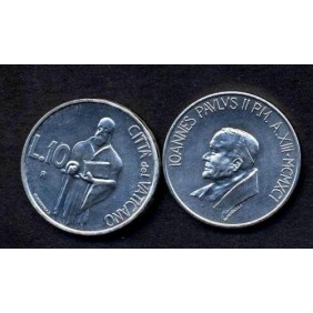 VATICANO 10 Lire 1991