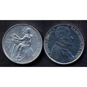 VATICANO 10 Lire 1986