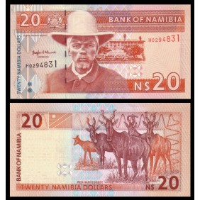 NAMIBIA 20 Dollars 2002