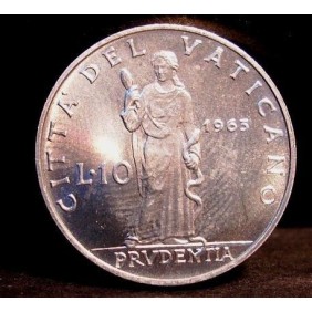 VATICANO 10 Lire 1963