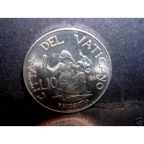 VATICANO 10 Lire 1960
