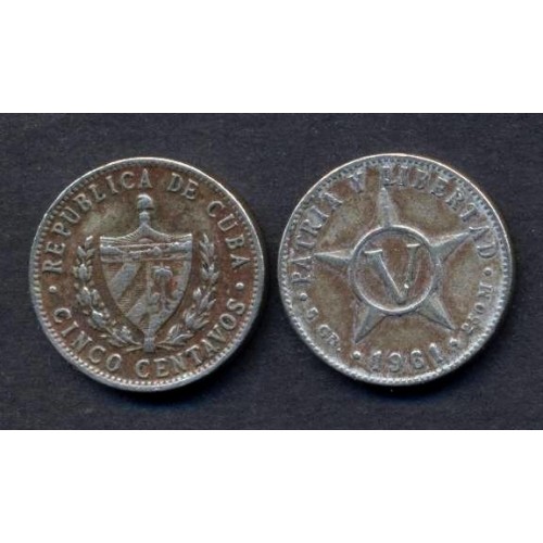 CUBA 5 Centavos 1961