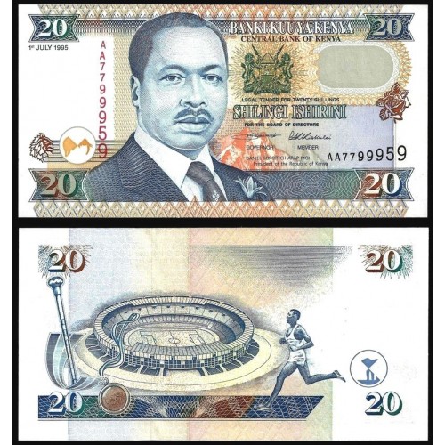 KENYA 20 Shillings 1995