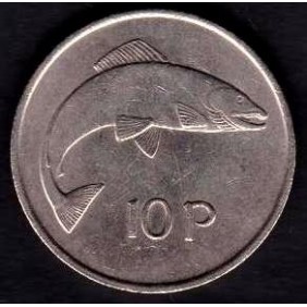 IRELAND 10 Pence 1975