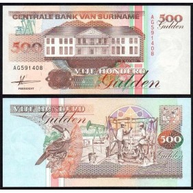 SURINAME 500 Gulden 1991