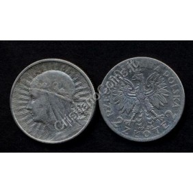 POLAND 2 Zlote 1934 AG