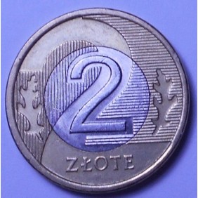 POLAND 2 Zlote 2009 Bimetallic