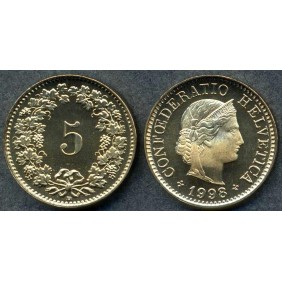 SWITZERLAND 5 Rappen 1998...
