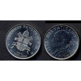 VATICANO 50 Lire 2001