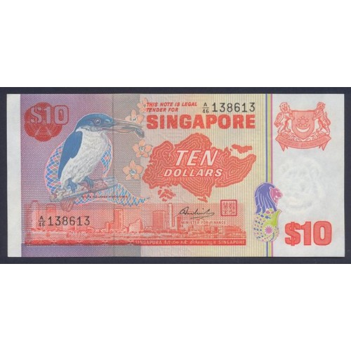 SINGAPORE 10 Dollars 1976