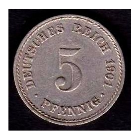 GERMANY EMPIRE 5 Pfennig...