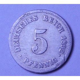 GERMANY EMPIRE 5 Pfennig...