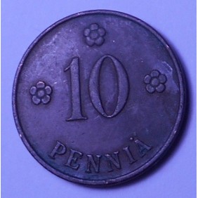 FINLAND 10 Pennia 1922