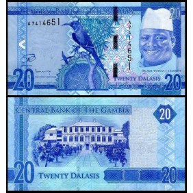GAMBIA 20 Dalasis 2015