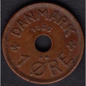 DENMARK 1 Ore 1935