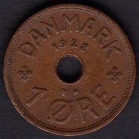 DENMARK 1 Ore 1928